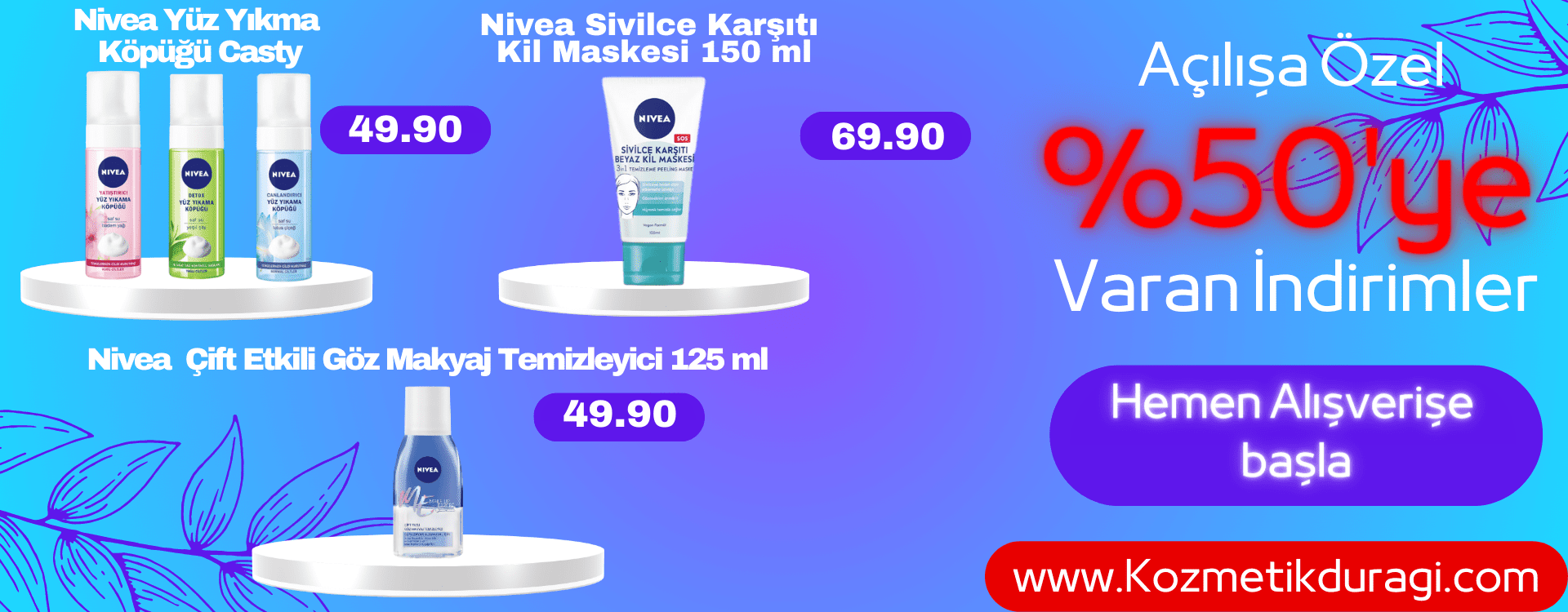 kozmetik durağı nivea afiş