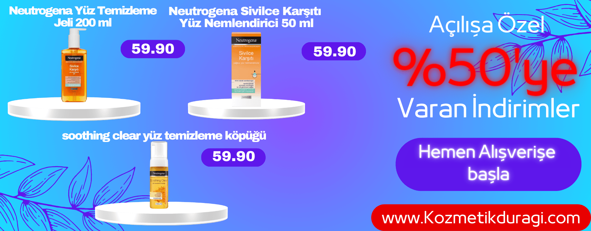 kozmetik durağı neutrogena afiş